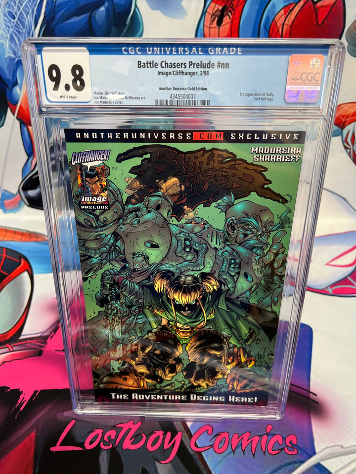 Battle Chasers Prelude #nn CGC 9.8 Gold Foil Logo