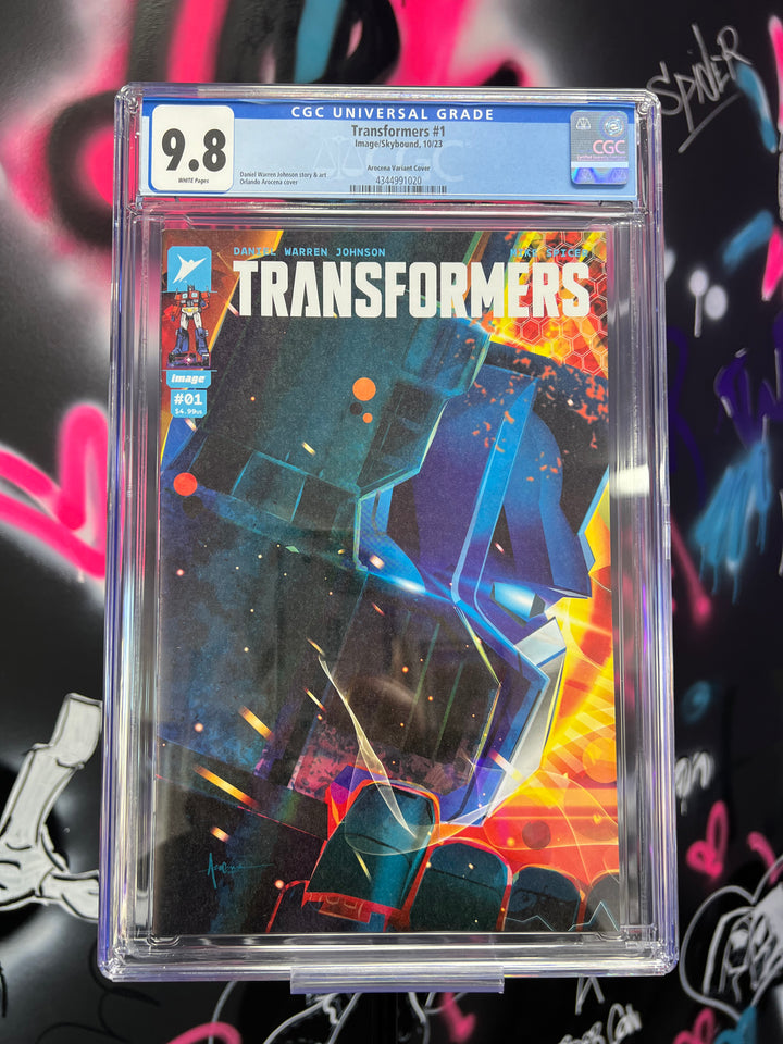 TRANSFORMERS #1 1:10 ORLANDO AROCENA CGC 9.8