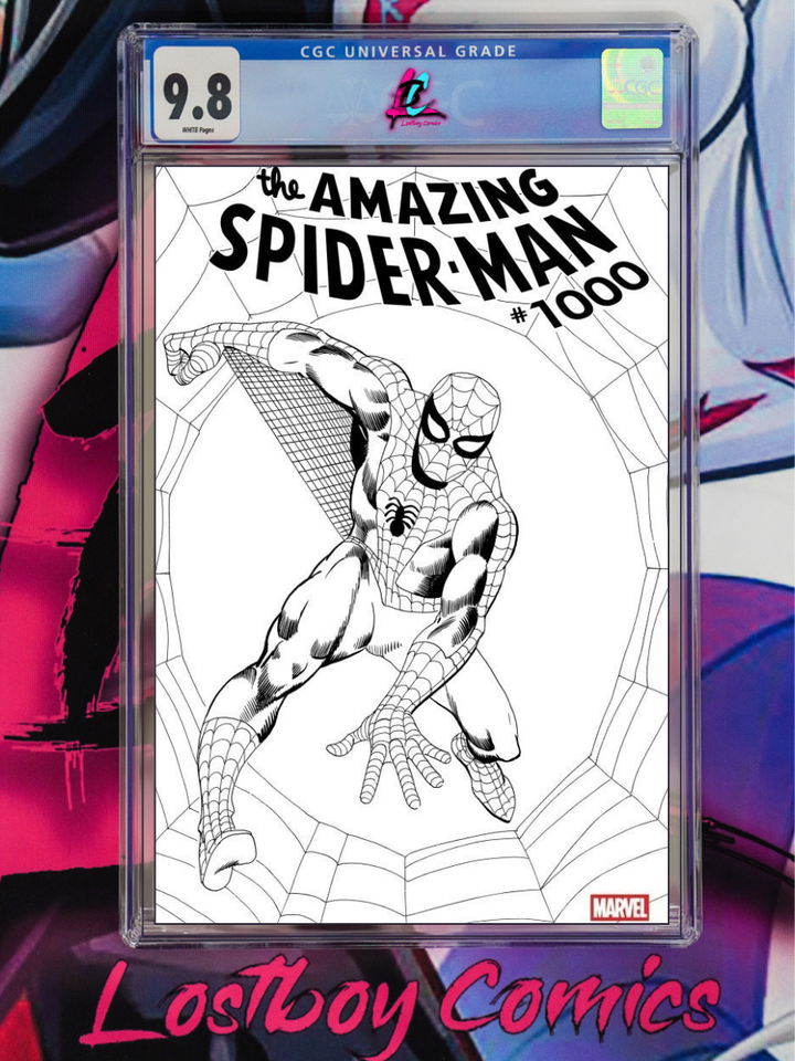 AMAZING SPIDER-MAN #1000 STEVE DITKO 1st Printing 1:50 SKETCH CGC 9.8