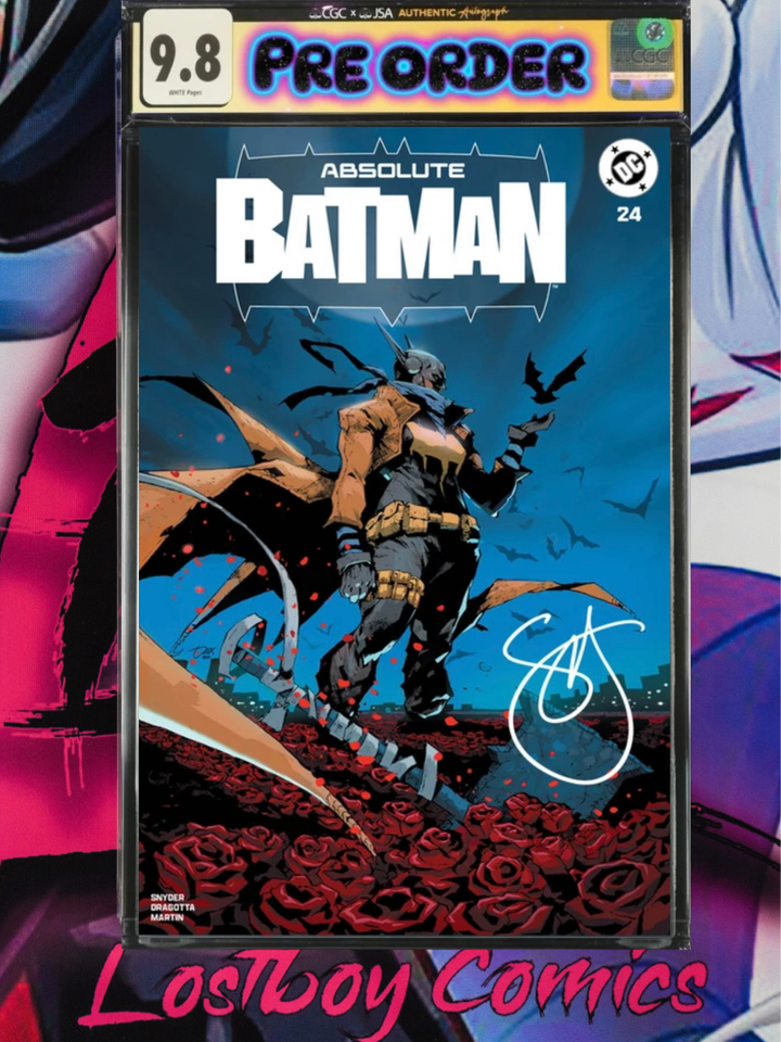 Absolute Batman #24 Dexter Soy Exclusive Foil CGC 9.8 Signed Scott Snyder
