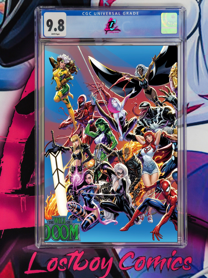 THE WILL OF DOOM #1 J. SCOTT CAMPBELL WRAPAROUND CGC 9.8