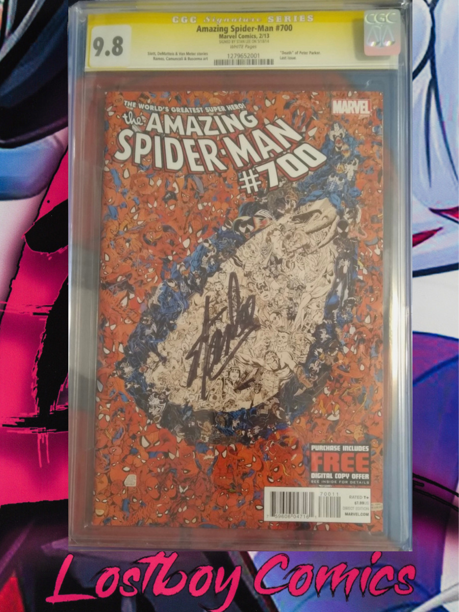 The Amazing Spider-Man #700 CGC SS 9.8 Signed by Stan Lee