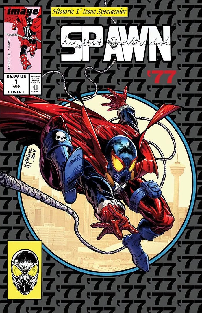 Spawn 77 #1 TODD MCFARLANE RETRO 1:25 1st Printing CGC 9.8