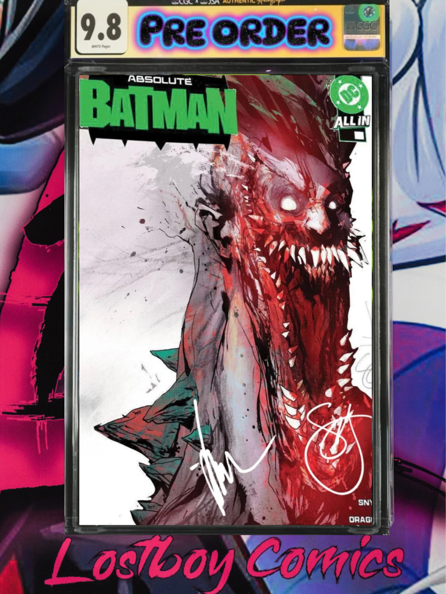 Absolute Batman #25 Scott Snyder & Jock Exclusive CGC 9.8 Double Signed