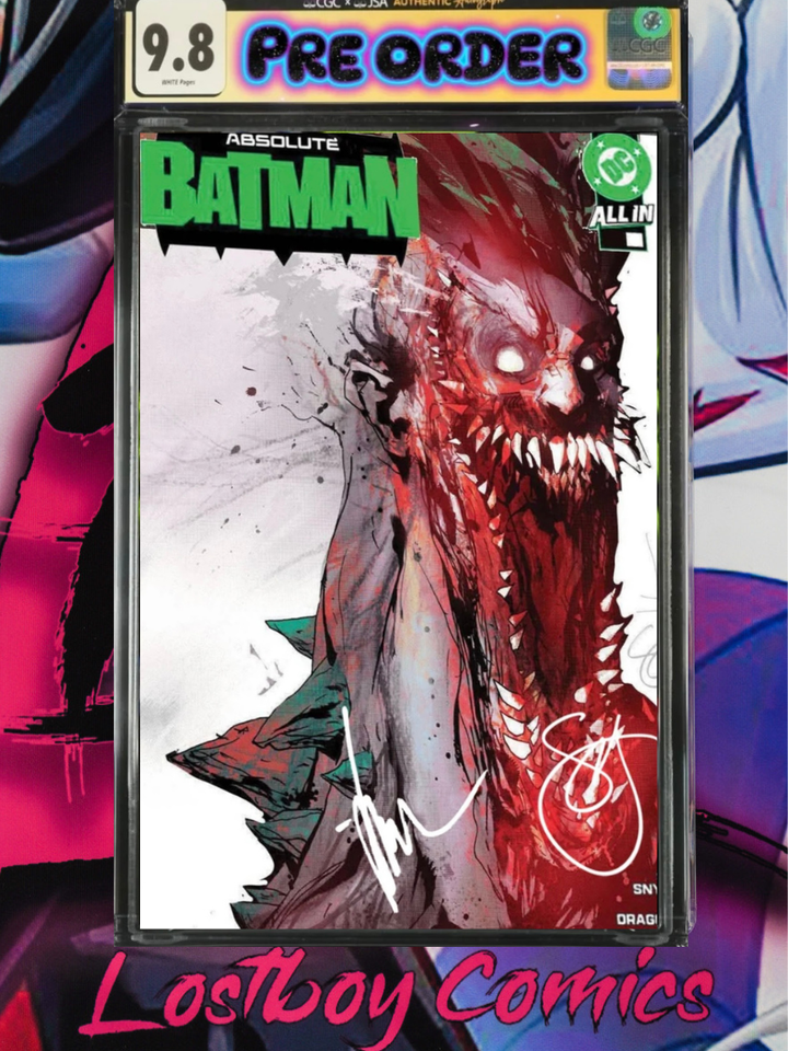 Absolute Batman #25 Scott Snyder & Jock Exclusive CGC 9.8 Double Signed