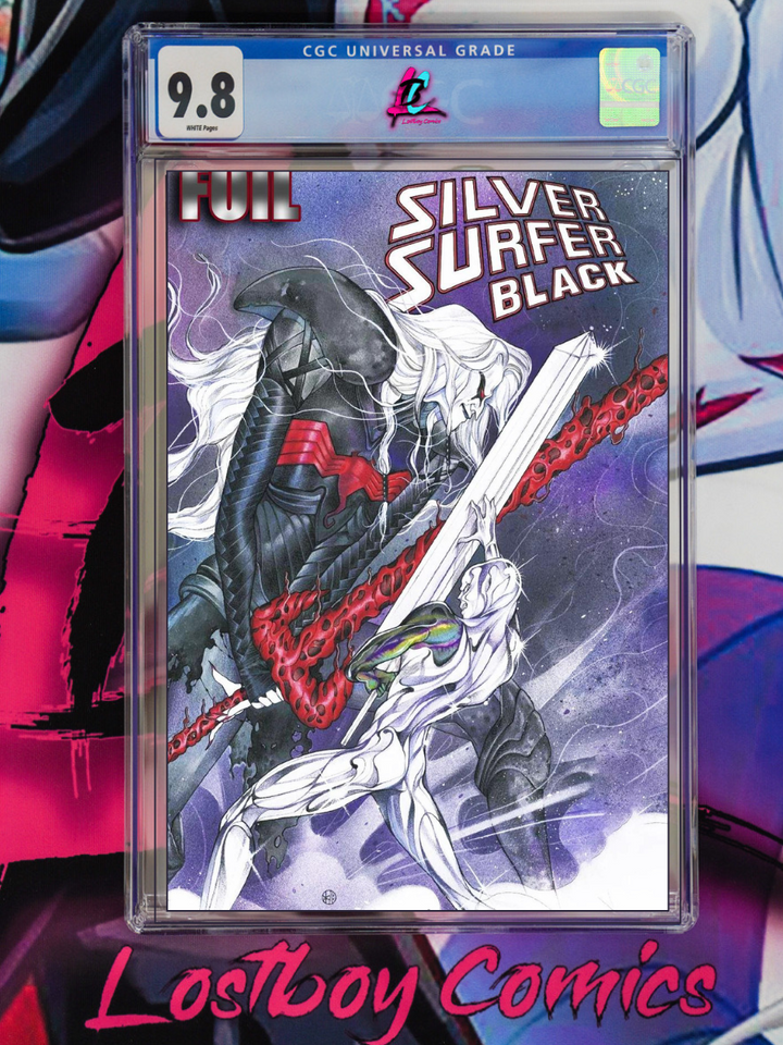 SILVER SURFER BLACK #4 PEACH MOMOKO NYCC EXCLUSIVE FOIL CGC 9.8