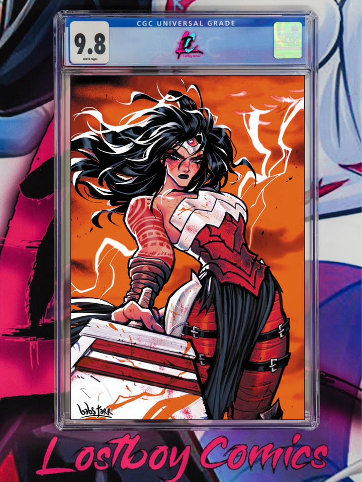 ABSOLUTE WONDER WOMAN #25 BABS TARR GLOW-IN-THE-DARK CGC 9.8