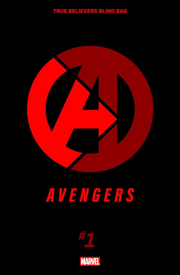 AVENGERS #1 TRUE BELIEVERS BLIND BAG BUNDLE X10