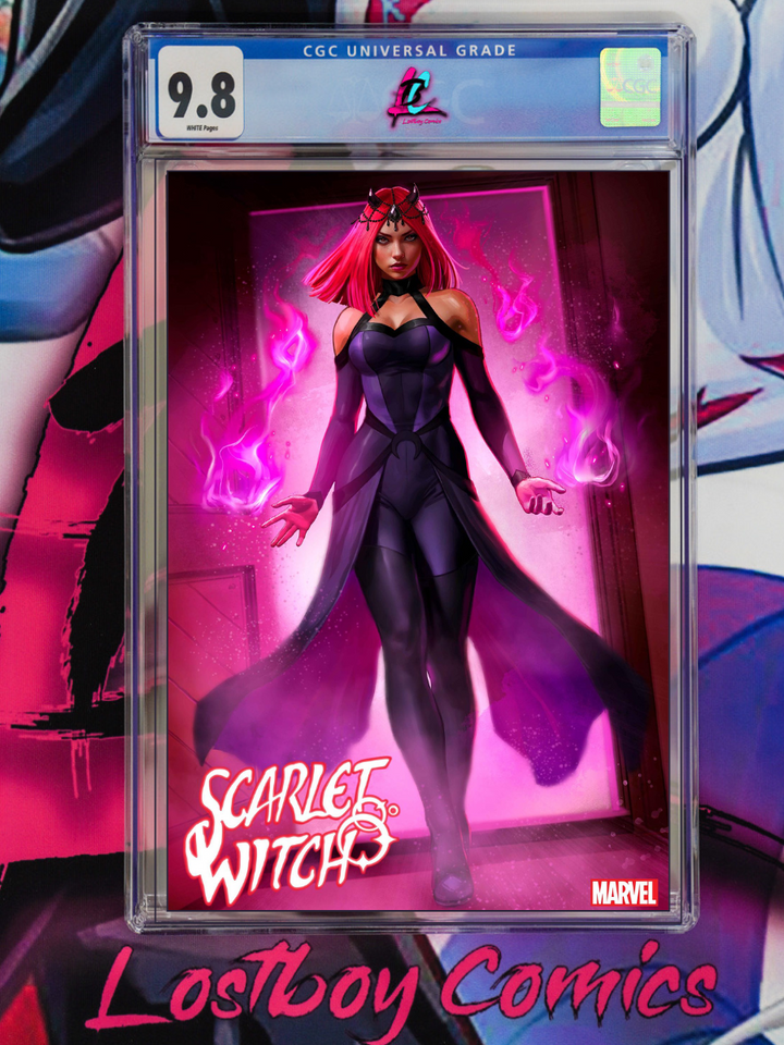 SCARLET WITCH #6 IVAN TALAVERA 1:25 CGC 9.9