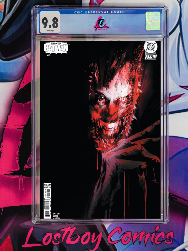 ABSOLUTE BATMAN #15 JOCK 1ST PRINTING CGC 9.8 – Lostboy Comics