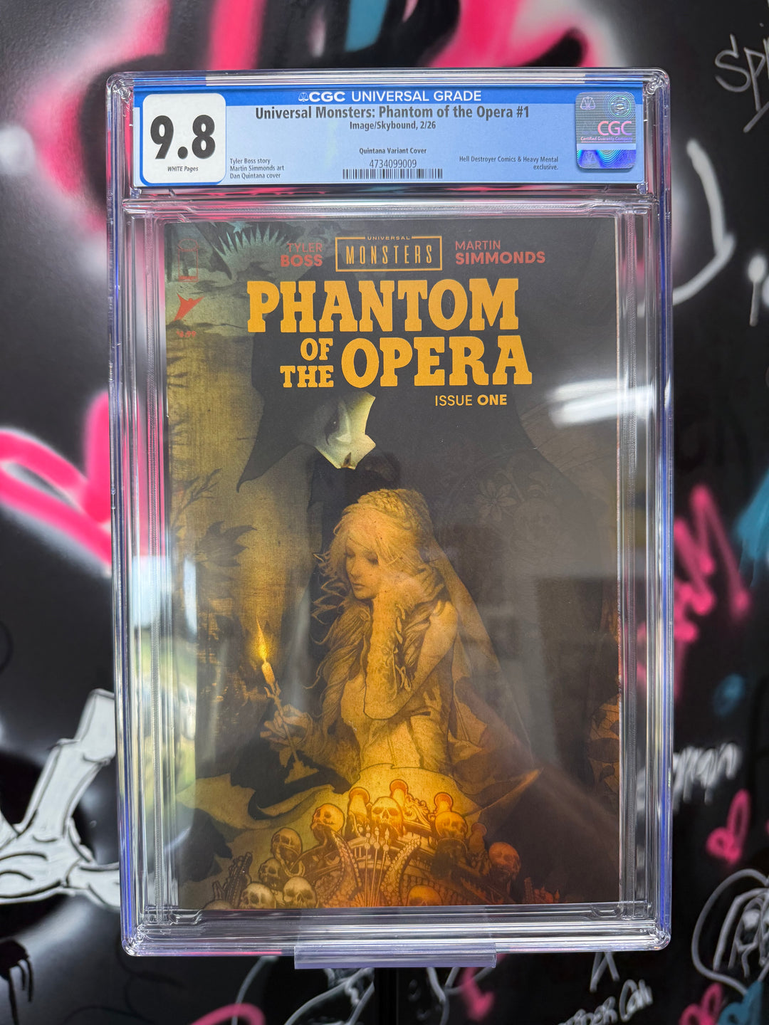 Phantom of the Opera #1 DAN QUINTANA CGC 9.8