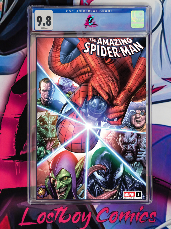 AMAZING SPIDER-MAN #1 MICO SUAYAN EXCLUSIVE TRADE CGC 9.8