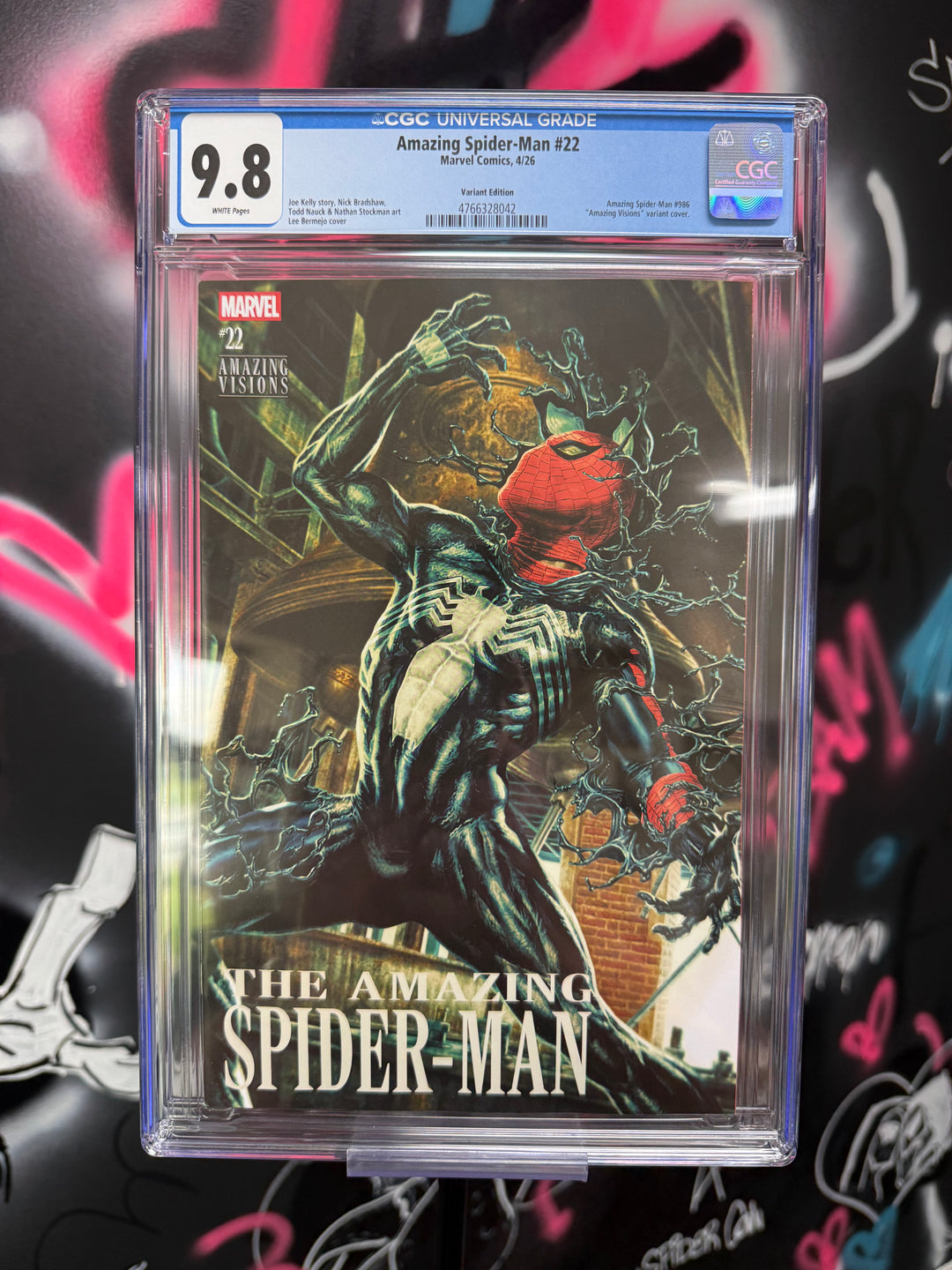 AMAZING SPIDER-MAN #22 LEE BERMEJO AMAZING VISIONS 1st Printing CGC 9.8