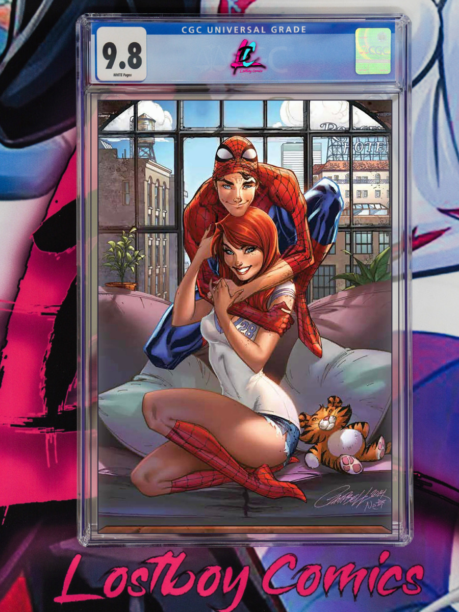 AMAZING SPIDER-MAN RENEW YOUR VOWS #1 J SCOTT CAMPBELL NYCC FOIL EXCLUSIVE CGC 9.8