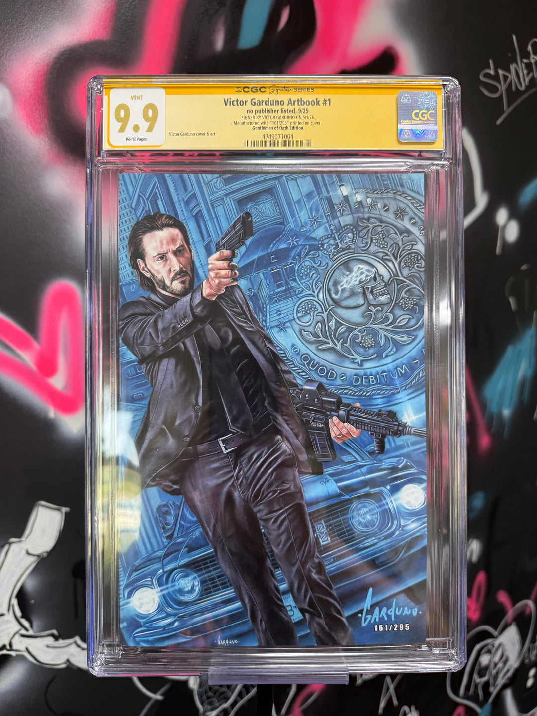 A Gentleman of Oath #1 Victor Garduno Exclusive Signed CGC 9.9 Signature Series