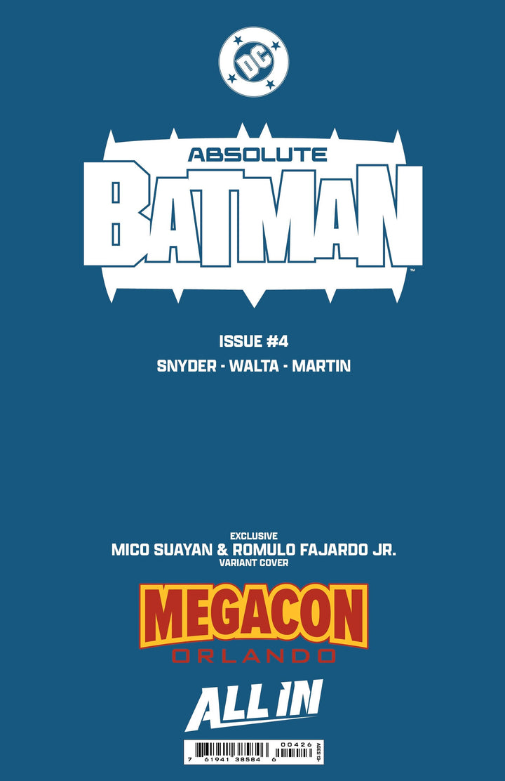Absolute Batman #4 Megacon Exclusive Trade CGC 9.8