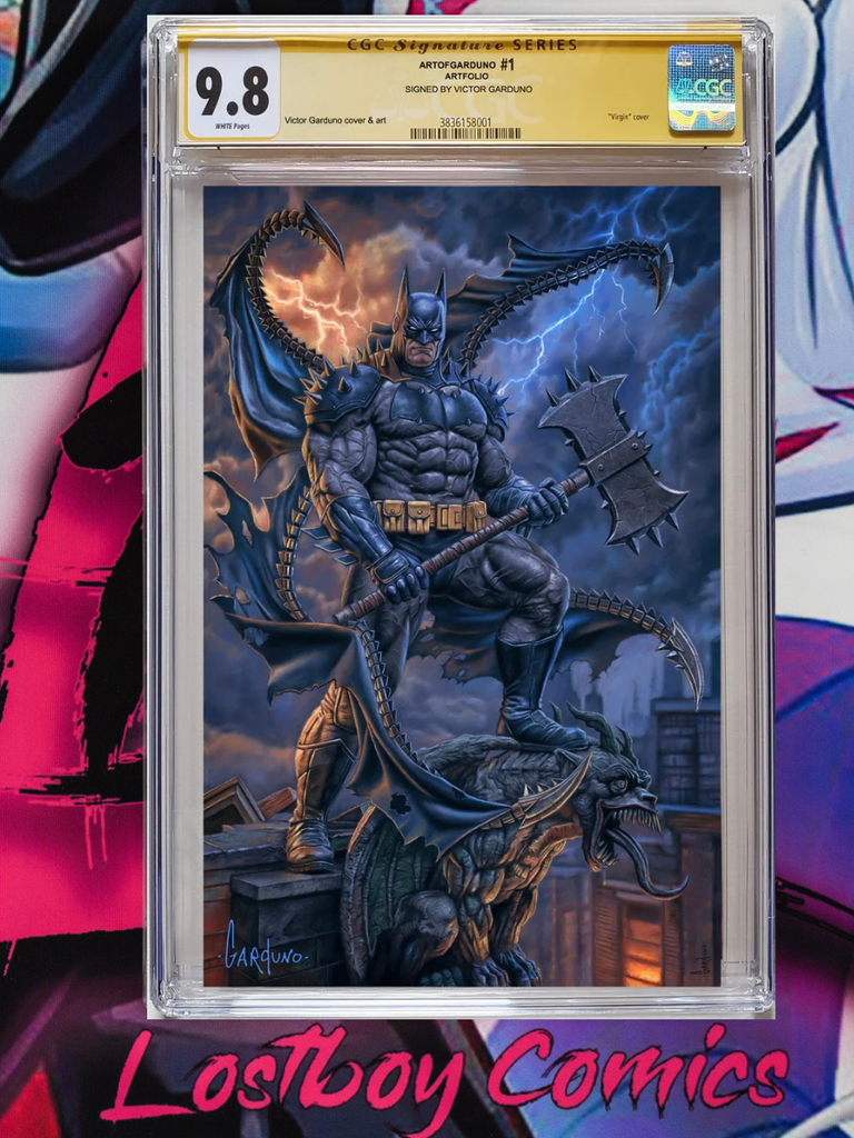 Knight of the Storm #1 Garduno Virgin CGC 9.8 Signature Series