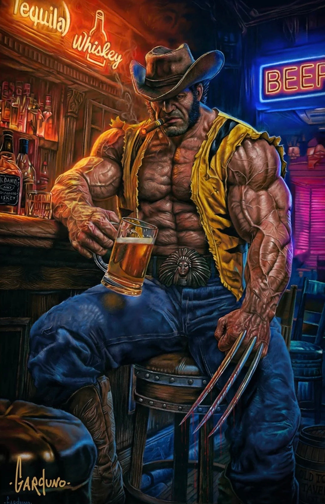 Adamantium Outlaw #1 Victor Garduno Exclusive Signed