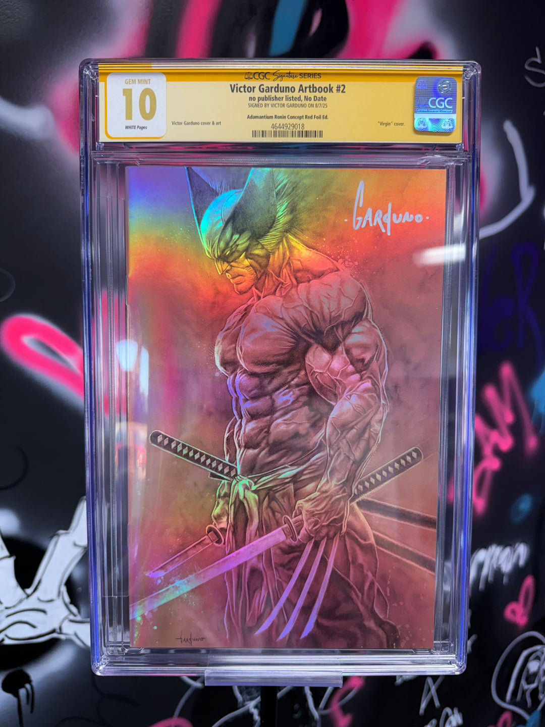 Adamantium Ronin #1 Garduno Blood Foil CGC 10 Signature Series