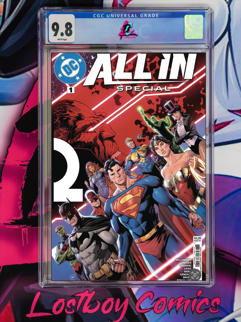 1/24スケールDCコミックシリーズまとめ売り DC ALL IN SPECIAL #1 DANIEL SAMPERE WRAPAROUND 1st Print CGC 9.8