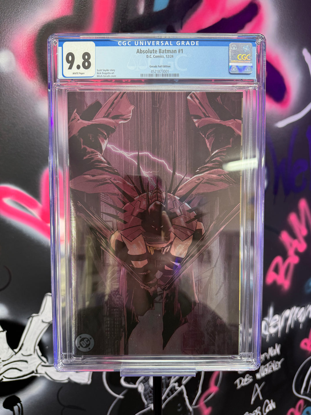 Absolute Batman #1 1st Print 1:50 CGC 9.8