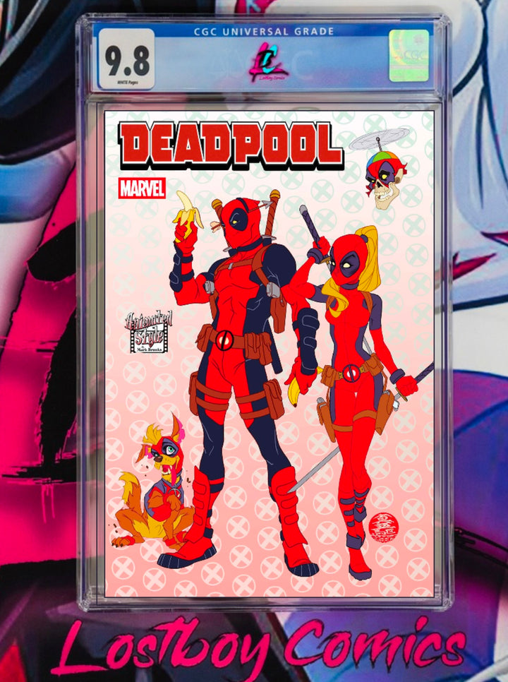 DEADPOOL #11 MARK BROOKS ANIMATED-STYLE CGC 9.8