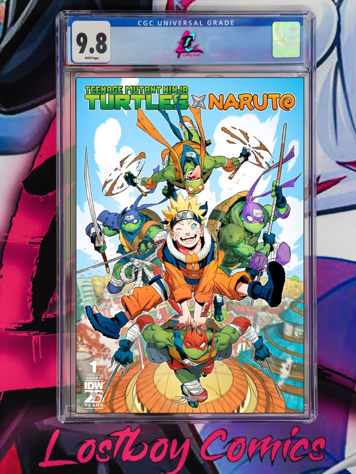 Teenage Mutant Ninja Turtles x Naruto #1 CGC 9.8