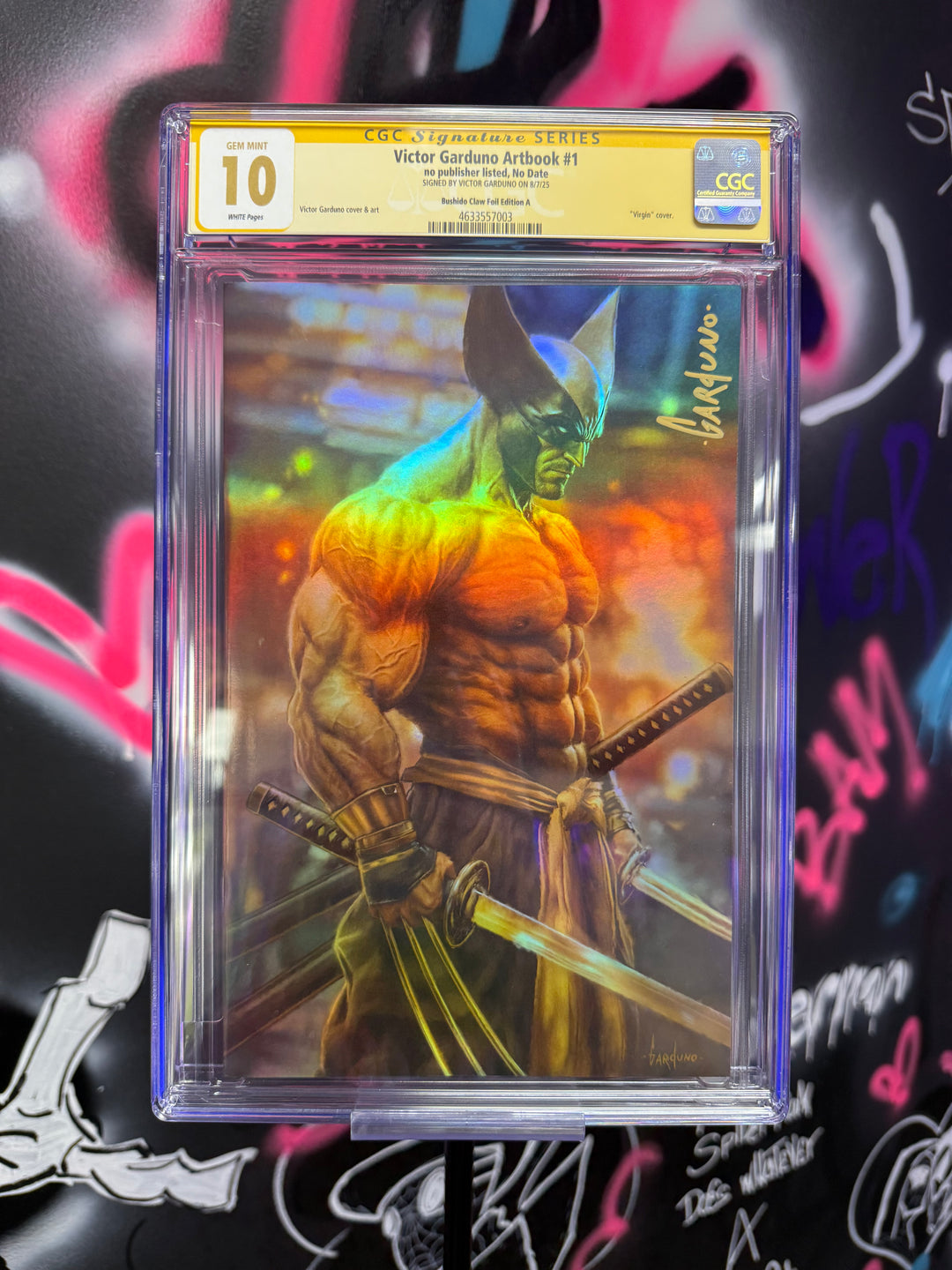 Bushido Claw #1 Victor Garduno Holofoil CGC 10 Signature Series