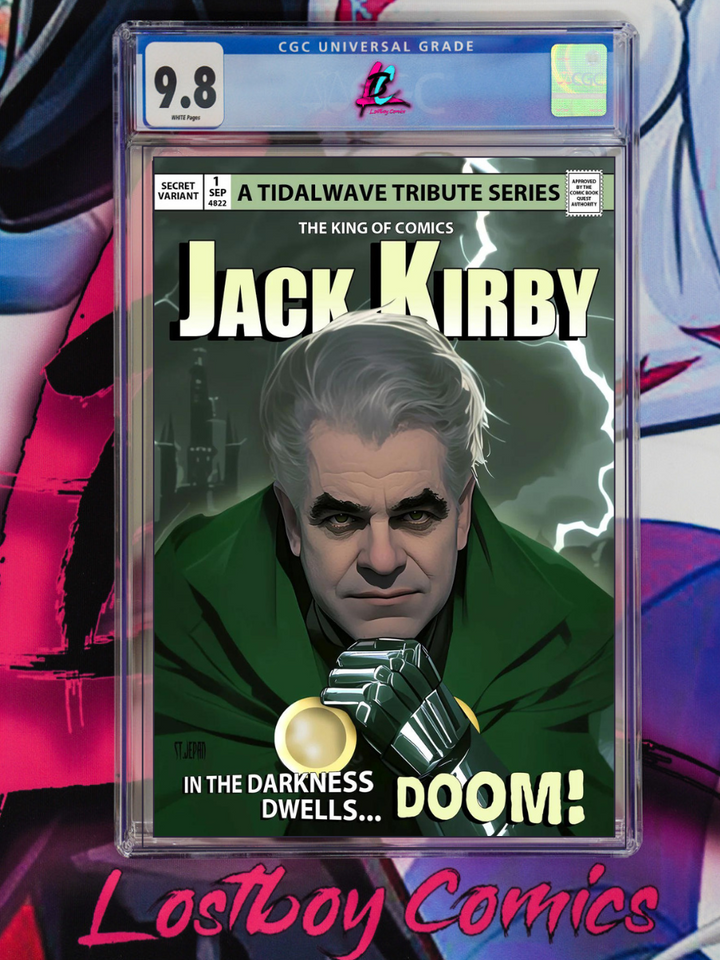 Jack Kirby Tribute #1 St. Jepan Secret Doom Variant LTD 100 CGC 9.8