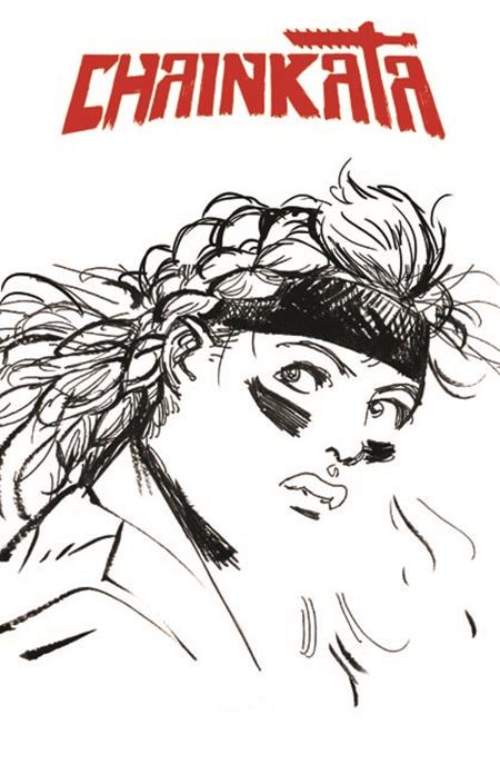 CHAINKATA #1 DANIEL WARREN JOHNSON ORIGINAL HEAD SKETCH 1:1000 CGC