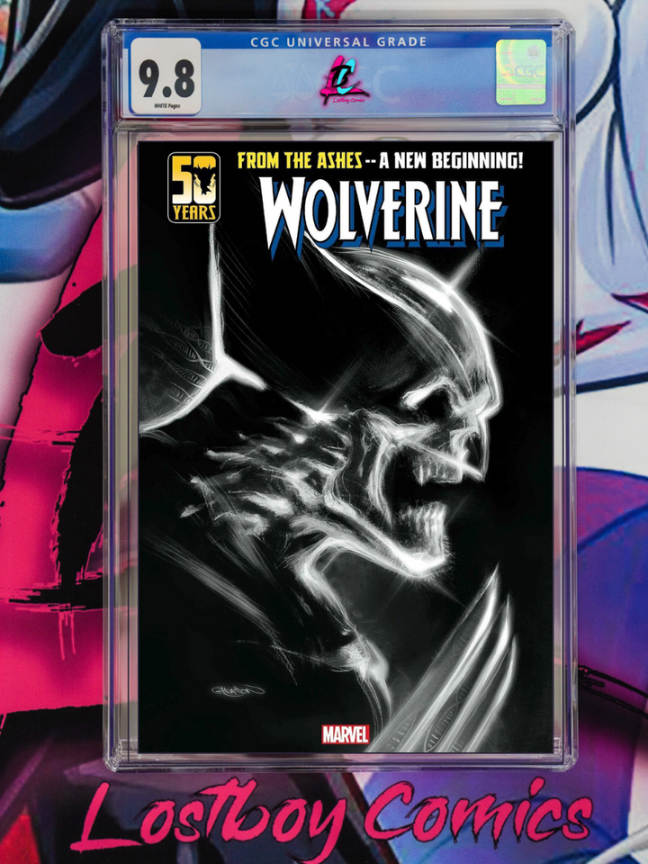 WOLVERINE #1 PAT GLEASON ADAMANTIUM HEAD FOIL CGC 9.8