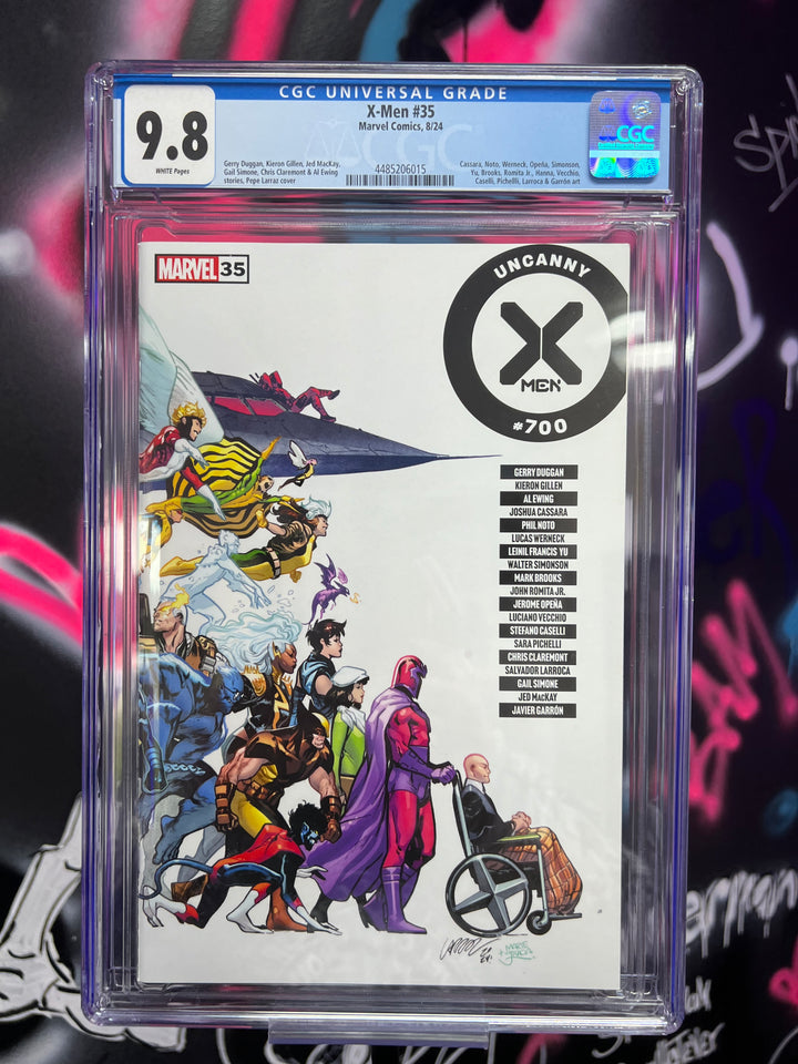 X-MEN #35 WRAPAROUND COVER CGC 9.8