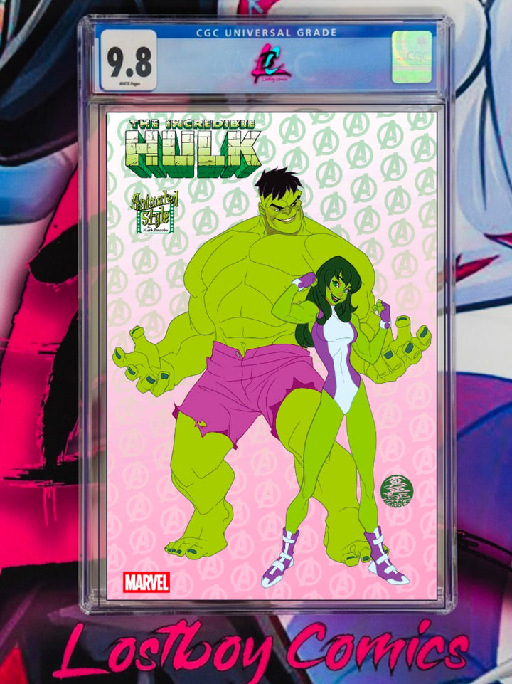 INCREDIBLE HULK #22 MARK BROOKS ANIMATED-STYLE CGC 9.8