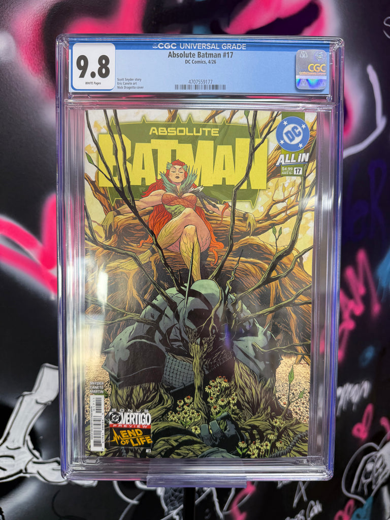 ABSOLUTE BATMAN #17 NICK DRAGOTTA 1ST PRINTING CGC 9.8 – Lostboy