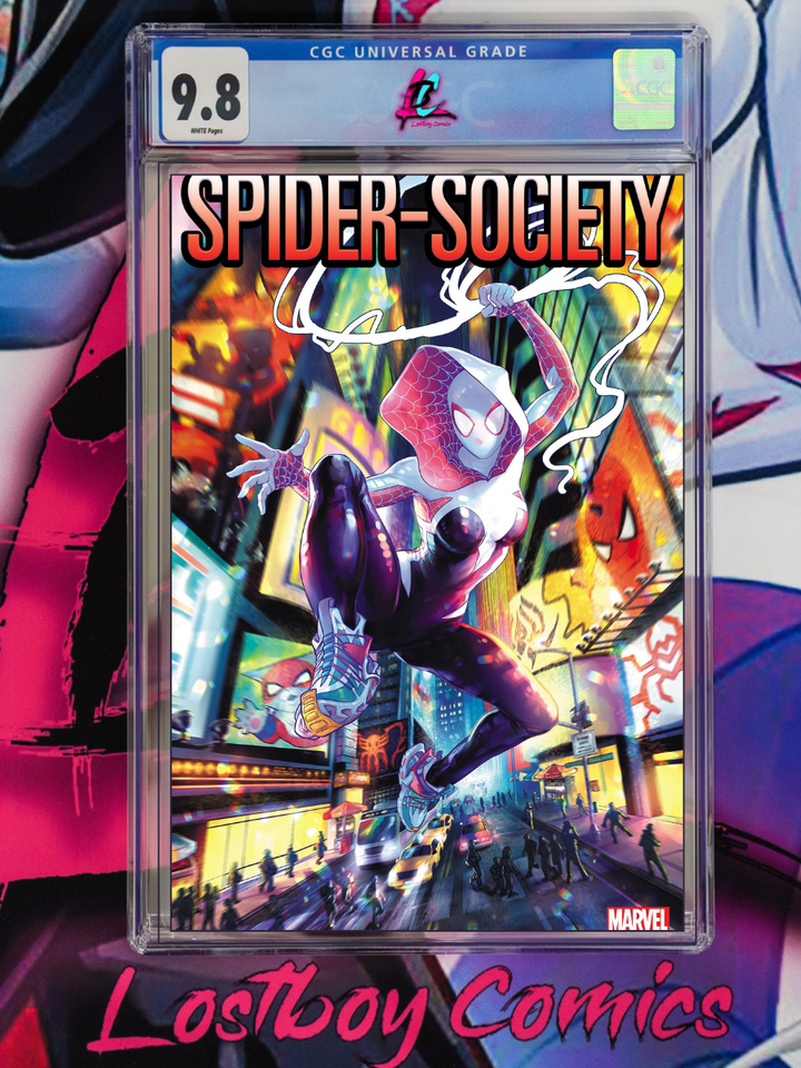 SPIDER-SOCIETY #3 MEGHAN HETRICK SPIDER-GWEN VARIANT CGC 9.8