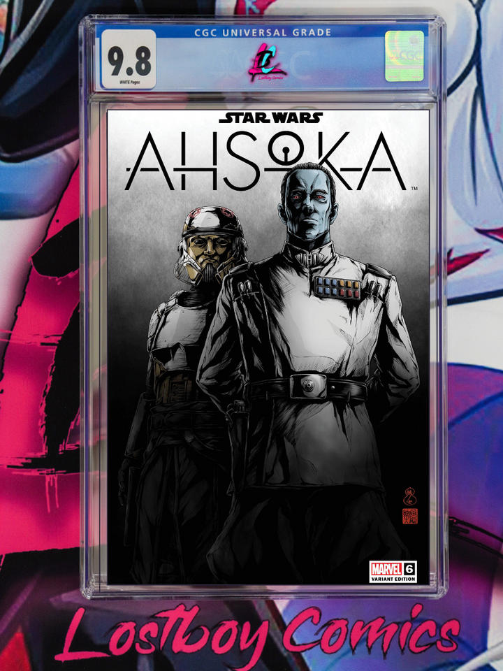 STAR WARS AHSOKA #6 TAKASHI OKAZAKI LIMITED EDITION TRADE CGC 9.8