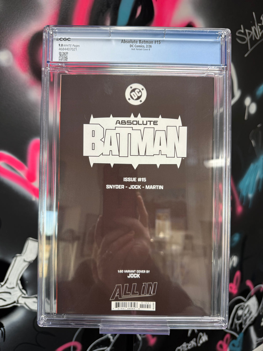 ABSOLUTE BATMAN #15 1:50 JOCK VIRGIN CGC 9.8