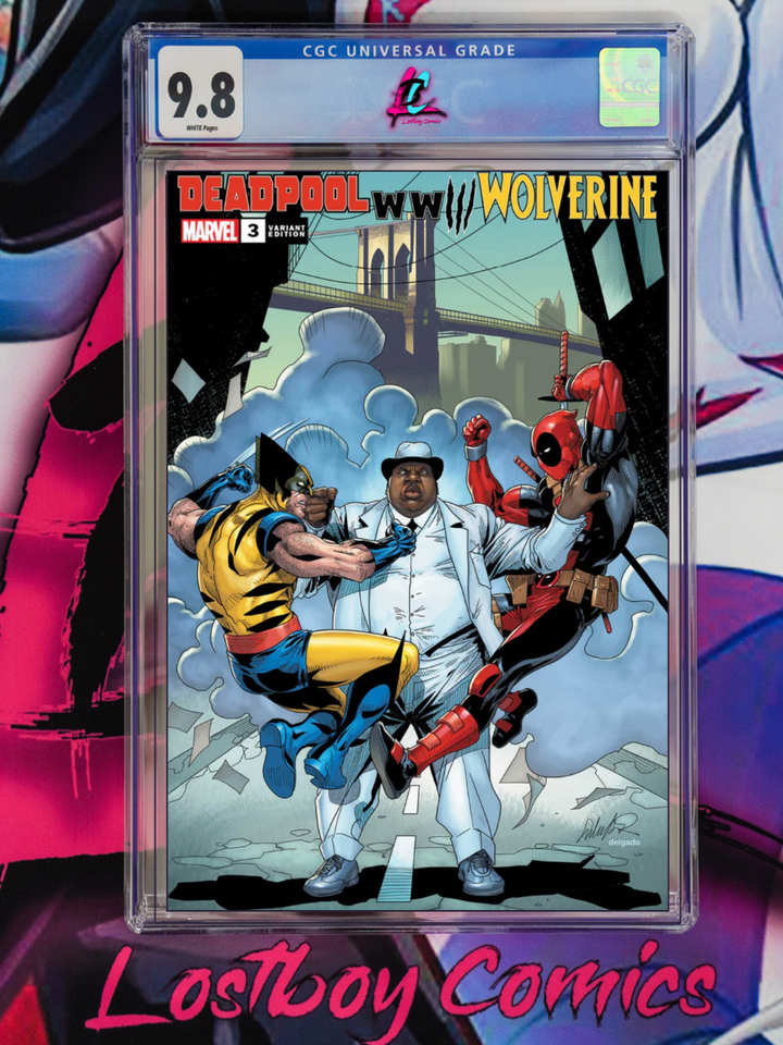 DEADPOOL & WOLVERINE: WWIII #3 Notorious B.I.G. Variant CGC 9.8