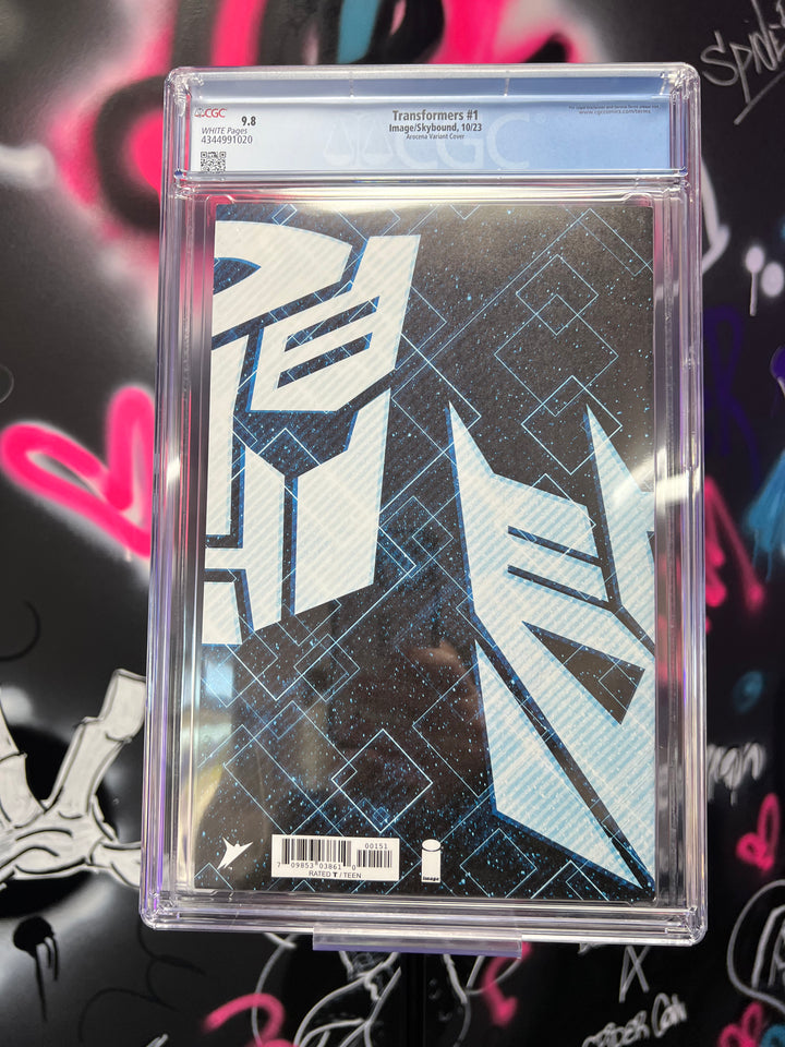 TRANSFORMERS #1 1:10 ORLANDO AROCENA CGC 9.8