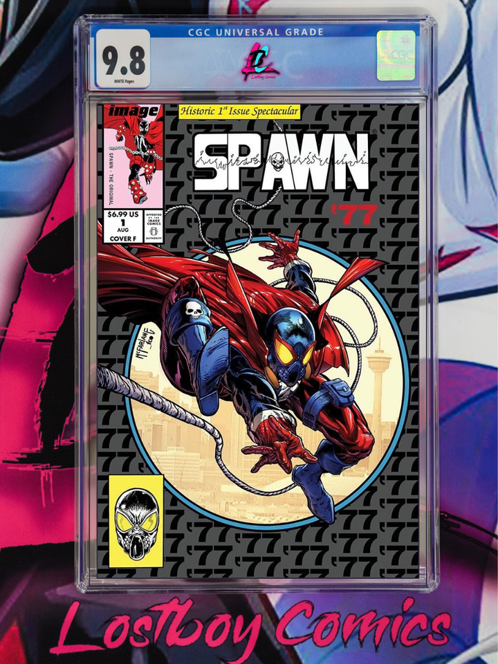 Spawn 77 #1 TODD MCFARLANE RETRO 1:25 1st Printing CGC 9.8