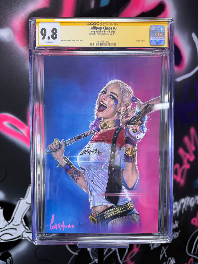 Harley Quinn “Lollipop Chaos” #1 CGC 9.8 Garduno Signature Series