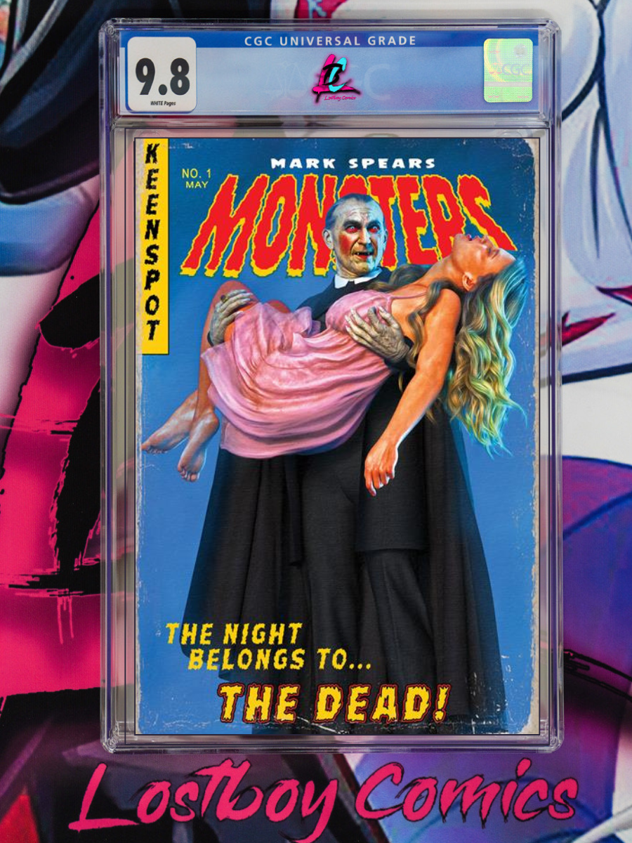 MARK SPEARS MONSTERS #1 Fifth Printing Horror of Dracula CGC 9.8