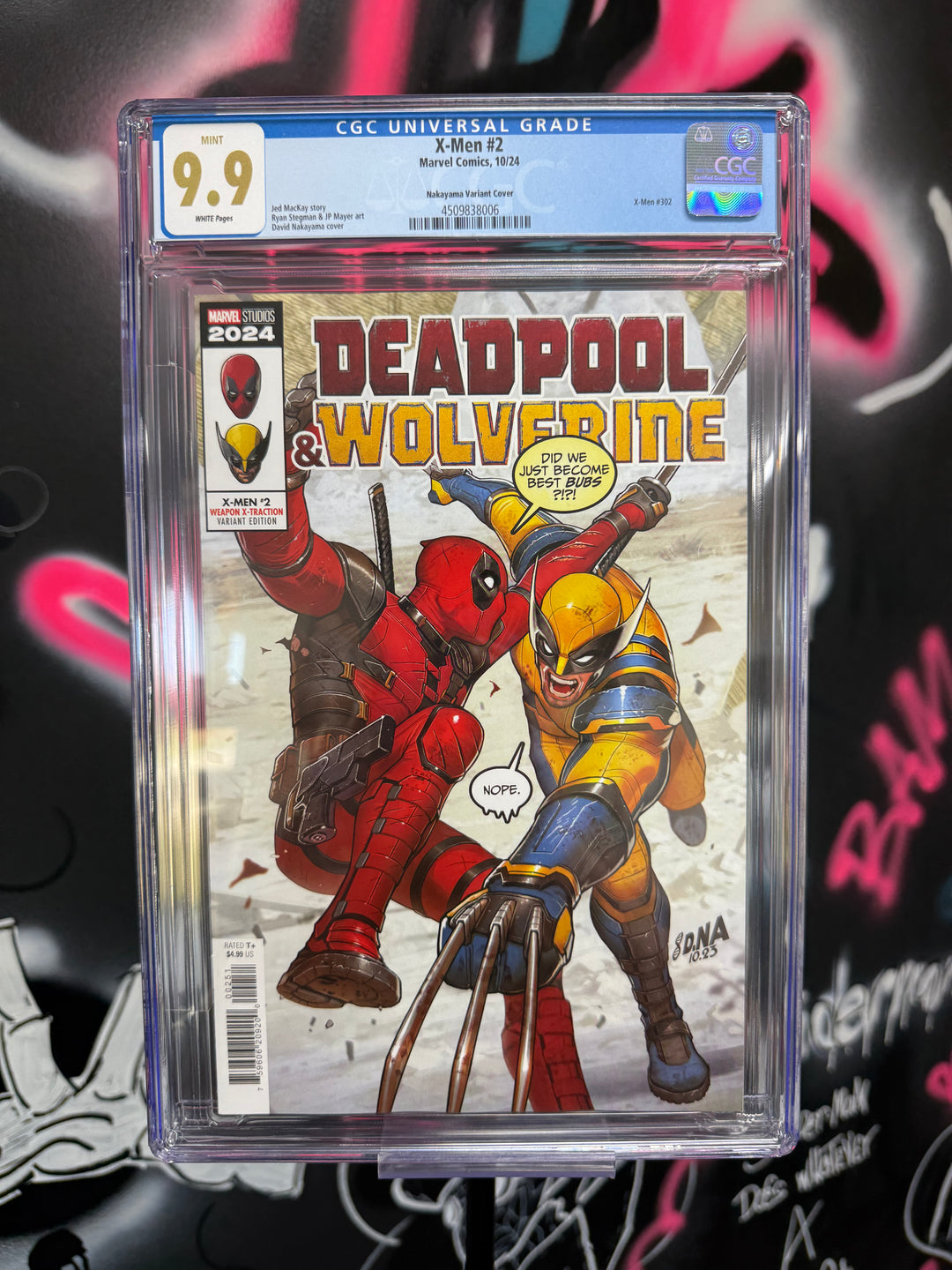 X-MEN #2 DAVID NAKAYAMA CGC 9.9