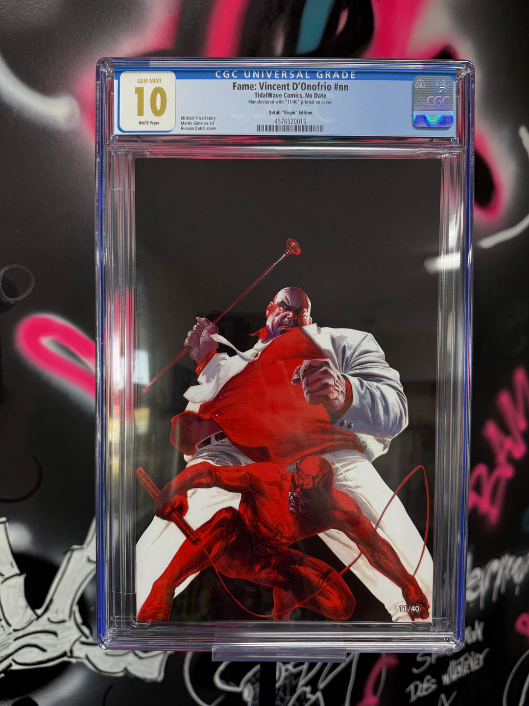 Vincent D'Onofrio #1 The Kingpin Black Virgin CGC 10