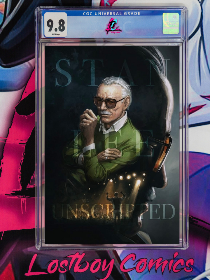 Stan Lee Unscripted Clayton Crain NYCC Exclusive CGC 9.8