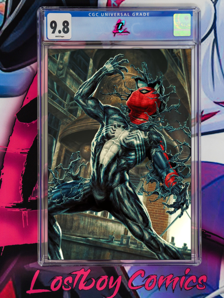 AMAZING SPIDER-MAN #22 LEE BERMEJO AMAZING VISIONS VIRGIN 1:100 CGC 9.8