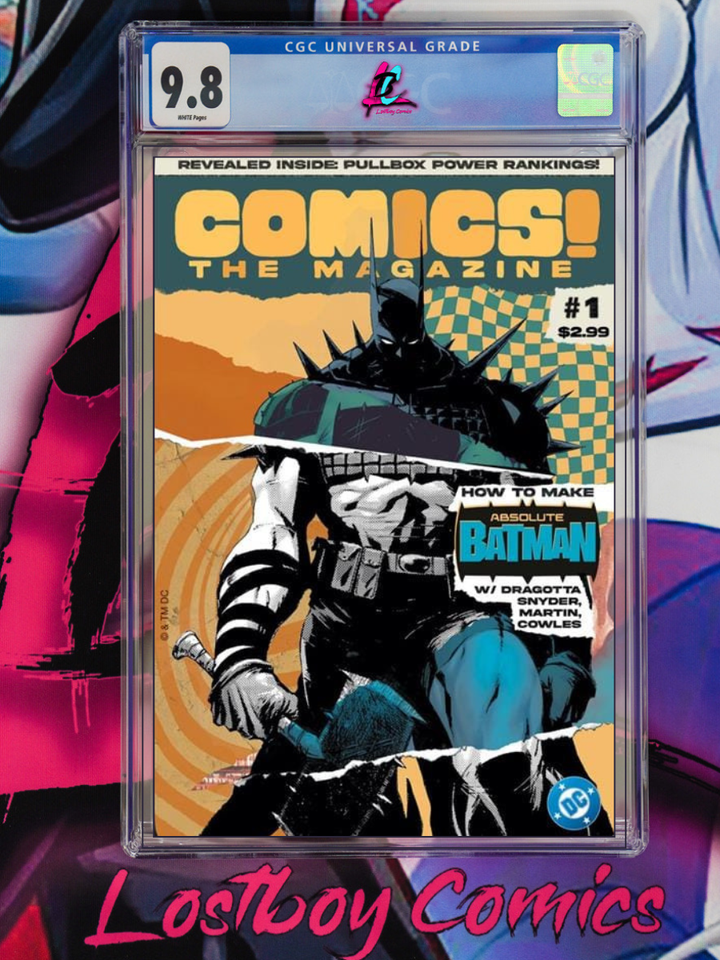 COMICS THE MAGAZINE #1 CGC 9.8