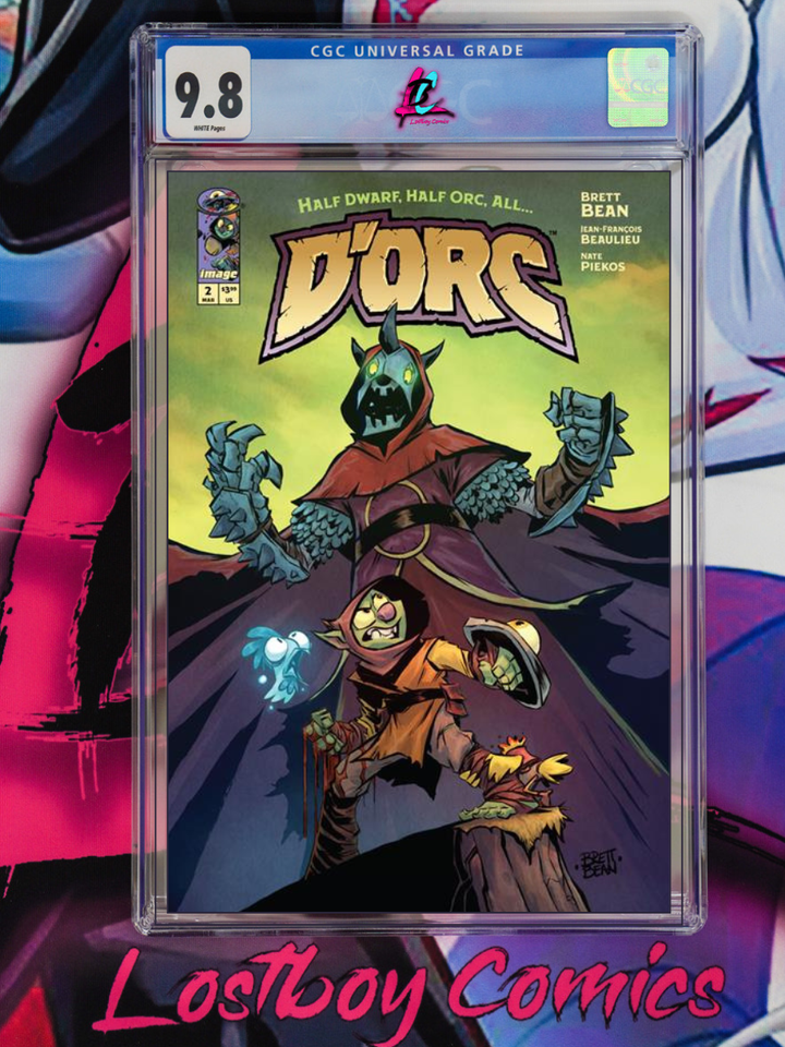 DORC #2 BRETT BEAN 1st Printing CGC 9.8