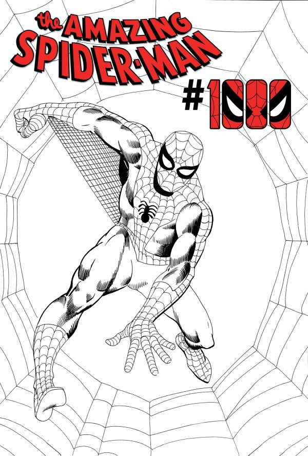 AMAZING SPIDER-MAN #1000 STEVE DITKO BLACK AND WHITE 1:50 CGC 9.8