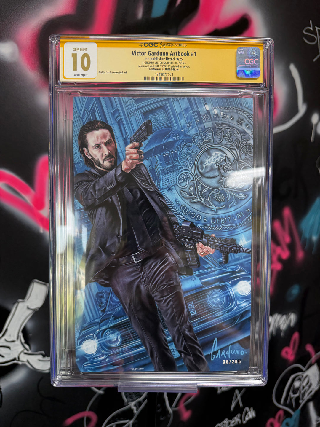 A Gentleman of Oath #1 Victor Garduno Exclusive Signed CGC 10 Signature Series